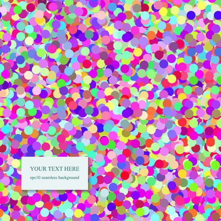 Abstract Colorful Seamless Confetti Pattern. Vector illustrationのイラスト素材