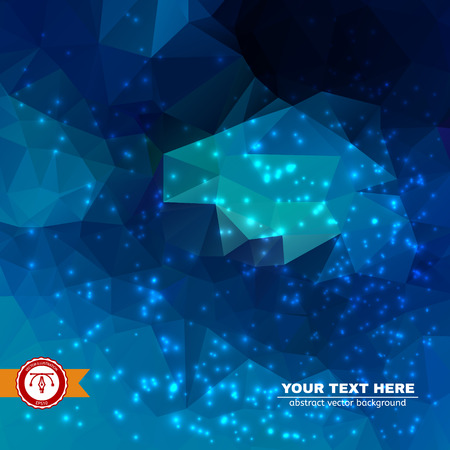 Abstract Colorful Triangles Background for Business Presentation. Vector illustrationのイラスト素材