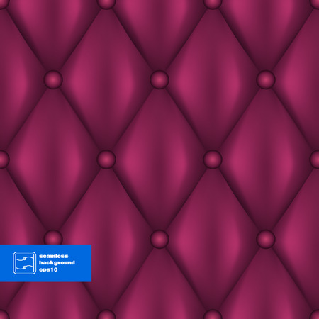 Abstract Quilted Furniture Part Background. Vector illustrationのイラスト素材