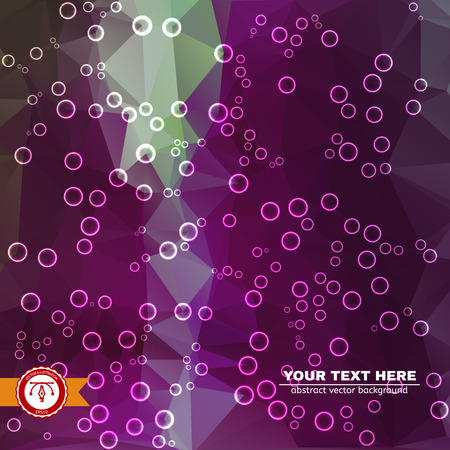Abstract Colorful Triangles Background for Business Presentation. Vector illustrationのイラスト素材