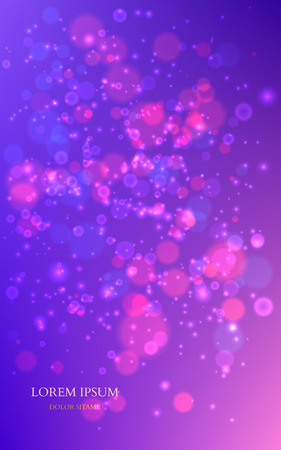 Abstract Colorful Background with Magic Particles. Vector illustrationのイラスト素材