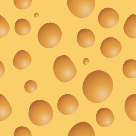 Seamless Cheese Background Texture. Vector illustrationのイラスト素材