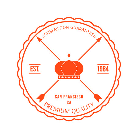 Premium quality labels and badges vector illustrationのイラスト素材