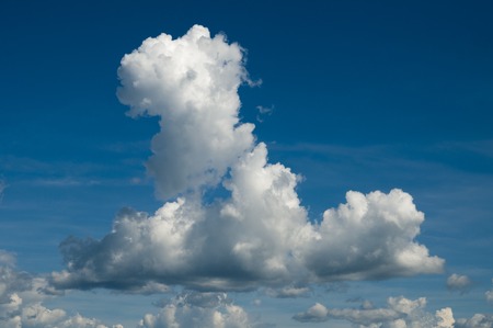 Clouds on Sunny Summer Dayの写真素材