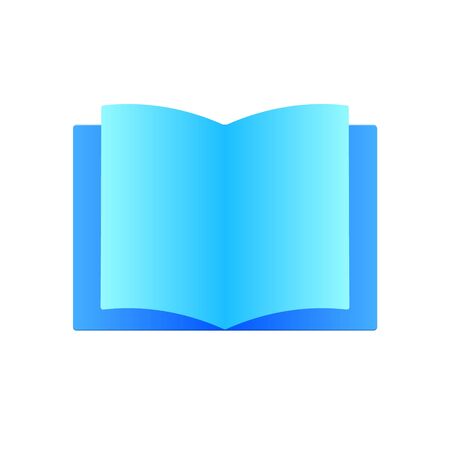 book icon. sign flat design modern style. Vectorのイラスト素材