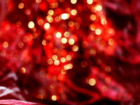 Red bokeh background for use at graphic design の写真素材