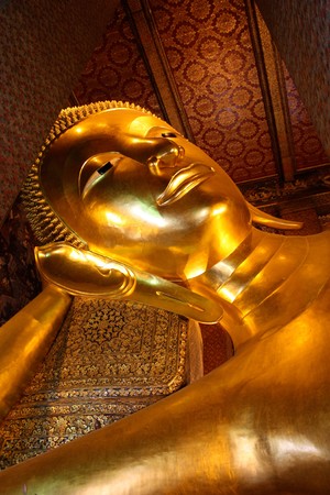reclining Buddha imageの写真素材
