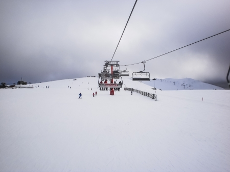 Ski resortのeditorial素材