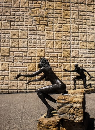 SYDNEY-OCTOBER 12   Molded figure of a human at Blue mountain in Sydney,Australia on 12 October 2012  Blue mountain is very famous place for tourist  のeditorial素材