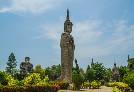 buddist story images in the temple of Thailand の写真素材