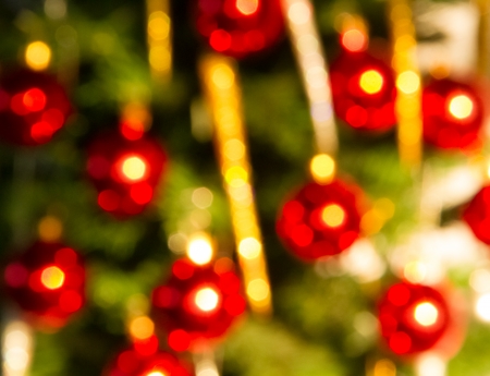 Blur version of christmas tree close up background.の写真素材