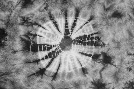 Tie dye pattern fabric close up background.の写真素材