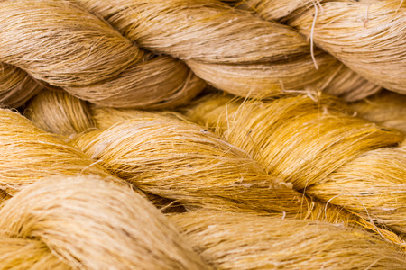 Raw silk close up background.の写真素材