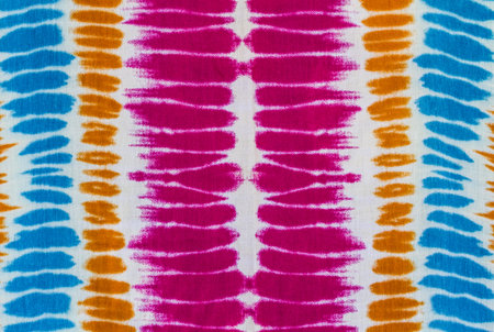 Colorful abstract pattern on fabric
