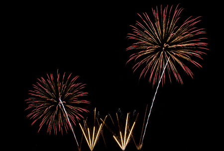 Beautiful firework show for celebration.の写真素材