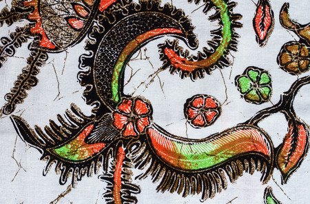 Abstract flower pattern  print fabric .の写真素材