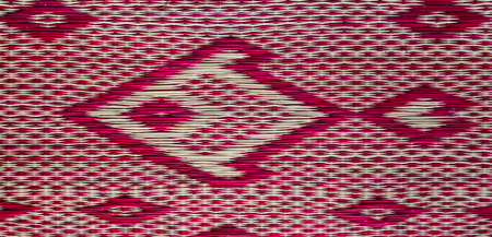 Fish pattern of  papyrus mat close up background .の写真素材