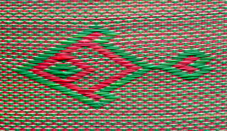 Fish pattern of  papyrus mat close up background .の写真素材