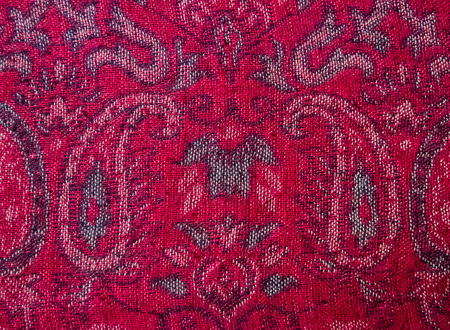 Indian style fabric close up background.の写真素材