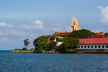 Big buddha island at Koh samui,Thailand.の写真素材