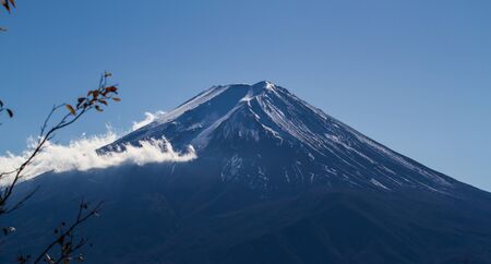 View of Mt.Fuji close up .の写真素材