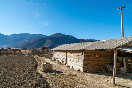 Napa Hai Nature Reserve: Archery field in Deqen Tibetan Autonomous Prefecture, Yunnan, China.の写真素材