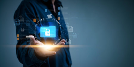 Professionals employ artificial intelligence (AI) for Cybersecurity data preservation in document...