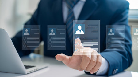 HR Recruitment and Workforce Screening, Enhancing Hiring Decisions and Productivity with Professional Talent Selection and Management Techniques.の写真素材