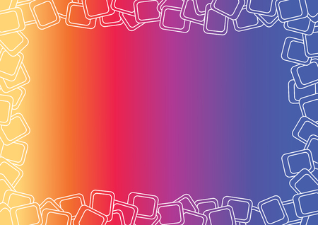 Colorful modern photography gradient background frame or wallpaper with photos imagesのイラスト素材