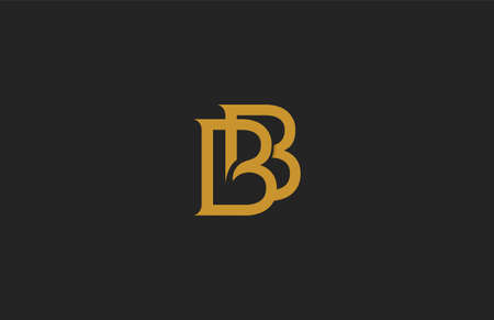 Elegant BB Letter Linked Monogram Logo Designのイラスト素材