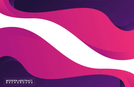 Trendy Abstract Geometry Fluid Wavy Gradient Colorのイラスト素材