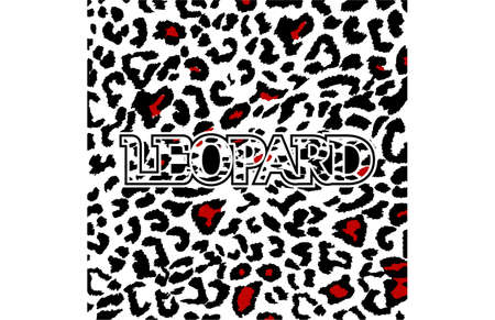 Leopard texture background vectorのイラスト素材