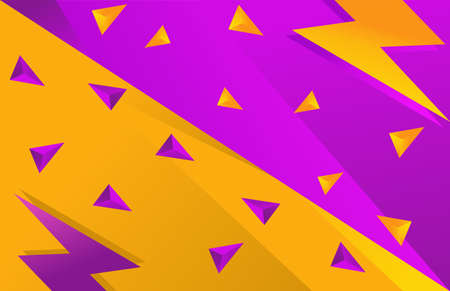 Abstract Geometric Blank Space with Trendy Color Backgroundのイラスト素材