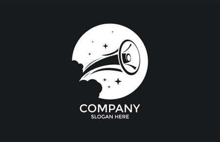 Megaphone Rocket Logoのイラスト素材