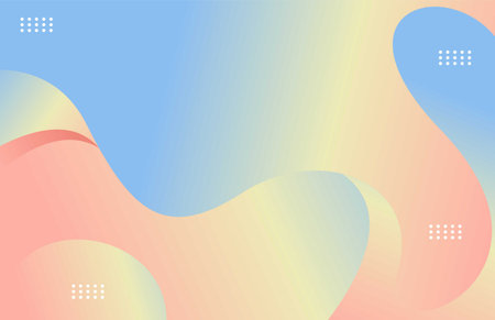 Gradient Smooth Color Liquid Shape Backgroundのイラスト素材