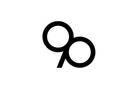 Logogram Number 98 or 90のイラスト素材