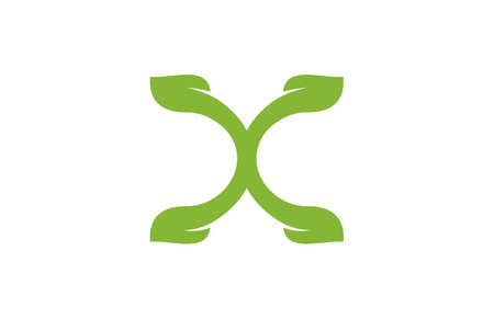 Modern Bold Simple Abstract Letter X Logoのイラスト素材