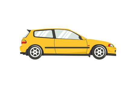 Vector Illustrative Sedan Car designのイラスト素材