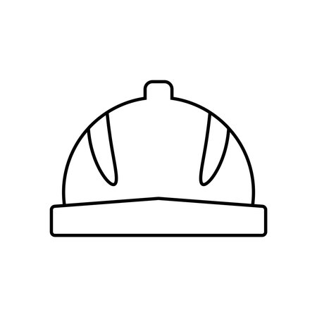 Helmet flat icon. 1st May Worker s Day. Vectorのイラスト素材