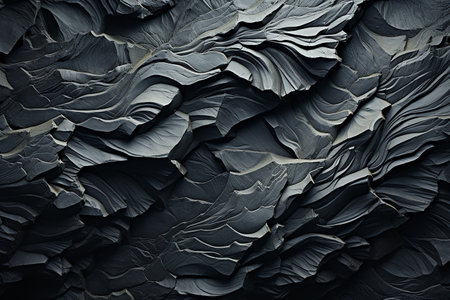 Abstract piece focusing on intricate textures, rough and smooth surfaces, experimenting with light and shadow. A monochromatic palette to accentuate the textureの素材