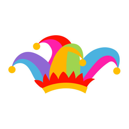 Jester's hat. EPS 10 vectorのイラスト素材