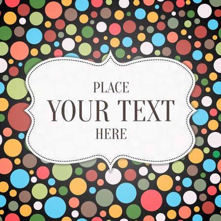 Label circle colorful background with transparencies のイラスト素材