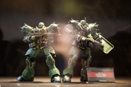 Jakarta, Indonesia, 8th September 2013: Anime model figurine showcased on one of the stand in Anime Festival Asia 2013 in Jakarta Convention Center, Jakarta, Indonesia. Indonesia, in particular Jakarta, has a growing number of anime fans.のeditorial素材