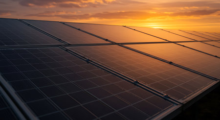 Photovoltaic modules for renewable electric production. Photovoltaic modules for renewable electric production.の素材