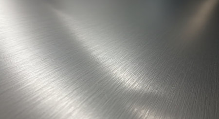 abstract metal background with some smooth lines in it and some reflectionsの素材