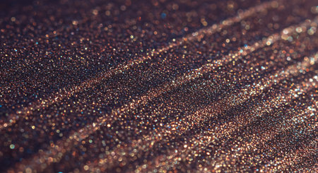 glitter vintage lights background. gold and black. de-focusedの素材