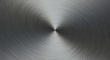 Metal background or texture of brushed steel plate with reflections Iron plate and shinyの素材
