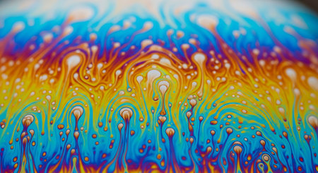 marbling art patterns as abstract colorful background, closeup of photoの素材