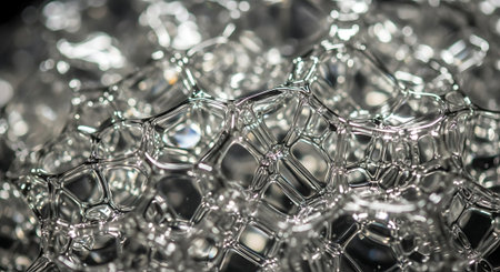 Macro shot of soap bubbles. Macro shot of soap bubbles.の素材