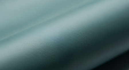 close-up view of green polycarbonate sheet - abstract backgroundの素材